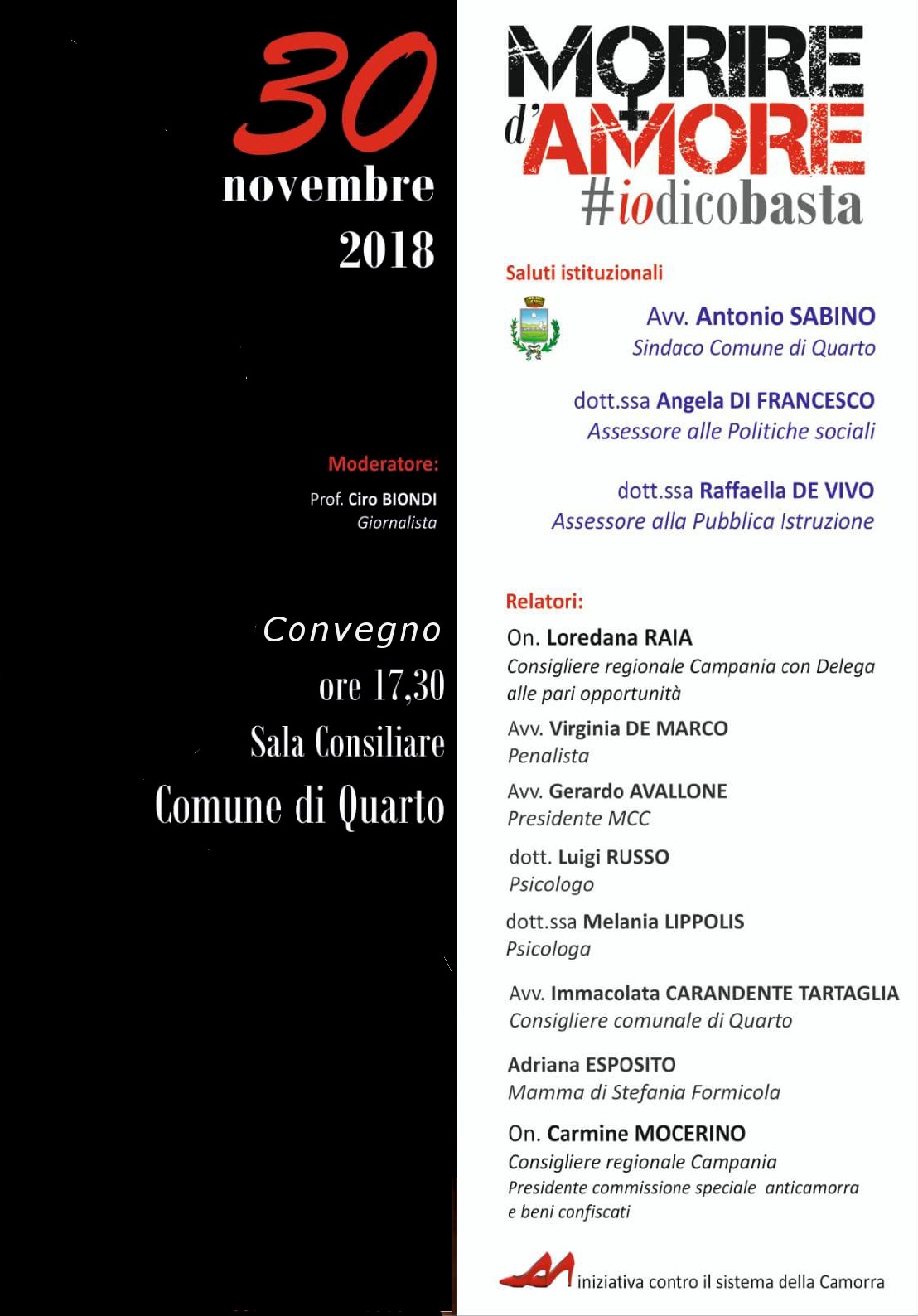 MORIRE D'AMORE #iodicobasta